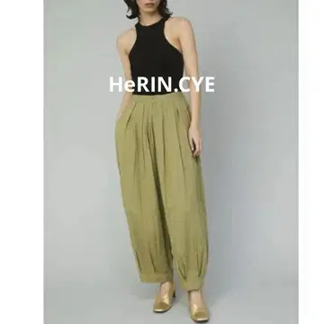택 포함 Easy aladdin pants 해린 도트 사이