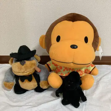 고릴라 봉제 인형 3개 세트 묶음 판매 동물 애니멀 귀여운