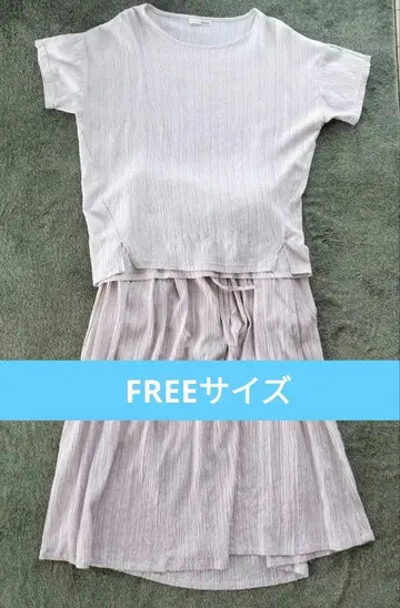 라이트 그레이 셋업 FREE 사이즈