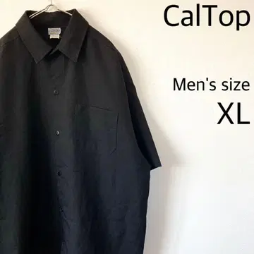 CalTop 블랙 XL 워크 셔츠 미국제