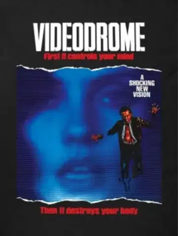 비디오드로메 Videodrome 영화 티셔츠 데이비드 크로넨버그