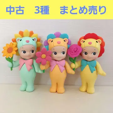 소니 엔젤 플라워 기프트 3종 라이온 Sonny Angel 중고