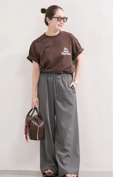 JOURNAL STANDARD 쿨 와이드 이지 스트레치 팬츠