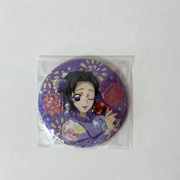 귀멸의 칼날 홀로그램 캔뱃지 옻칠의 장 코쵸우 시노부