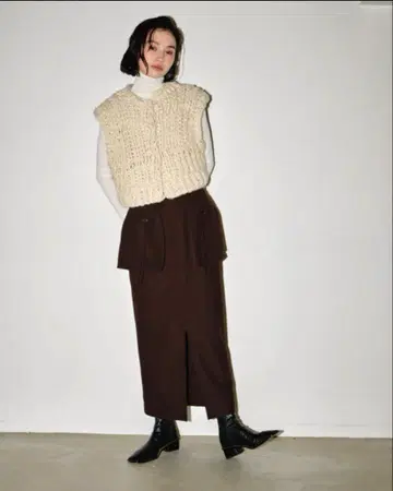 TODAYFUL Chunky Hand Knitvest 투데이풀