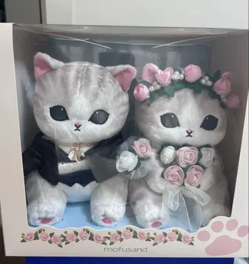 mofusand 웨딩 봉제 인형 세트