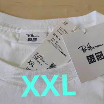 유니클로 론 헤르만 화이트 티셔츠 2XL