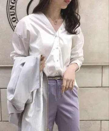 LOUNGEDRESS 펄 2WAY 셔츠