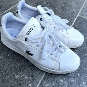 라코스테 Lacoste 화이트 스니커즈 25.5cm 남성용