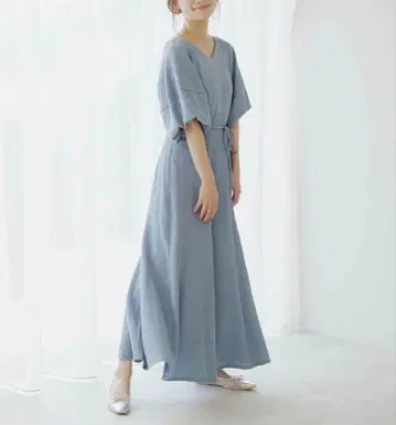mysty woman 볼륨 슬리브 엠파이어 원피스