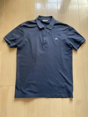 라코스테 피케 셔츠 실버 슬림 핏 네이비 PH539E