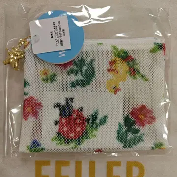 페이러 하이디 메쉬 파우치 화이트 미니