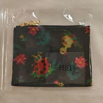 페이러 하이디 메쉬 파우치 블랙 미니