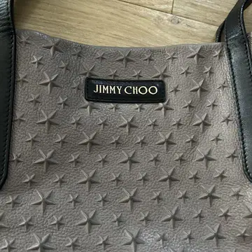 JIMMY CHOO 그레이 가죽 백