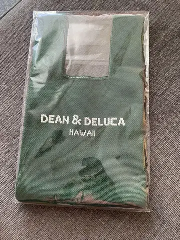 DEAN & DELUCA 하와이 카카아코점 한정판 니트 백 그린