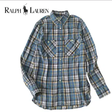 E29 DENIM&SUPPLY RALPH LAUREN 체크 셔츠.