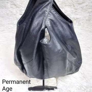 Permanent Age 퍼머넌트 에이지 핸드백 가죽 블랙