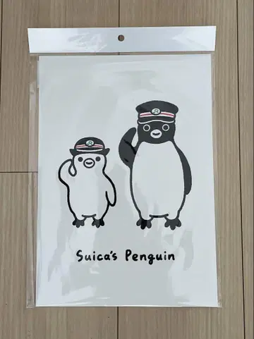 Suica의 펭귄 활자 포스터 경례