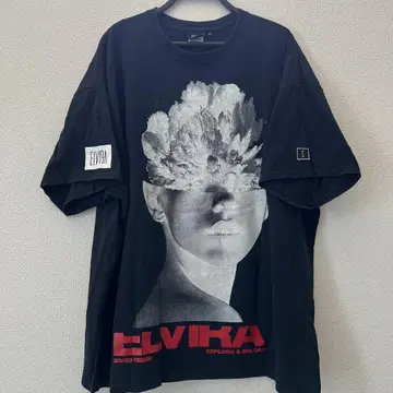 ELVIRA 그래픽 티셔츠 블랙 M 사이즈