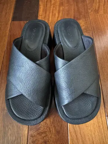 EMODA 블랙 23cm 통굽 샌들