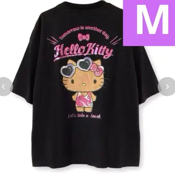 신상품 아베일 산리오 헬로키티 티셔츠 일광화상 키티 M