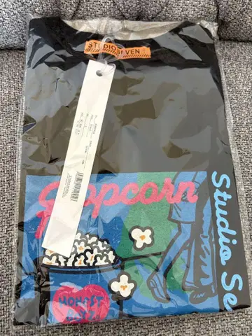 STUDIOSEVEN HBZ x SVN Popcorn Tee L 사이즈