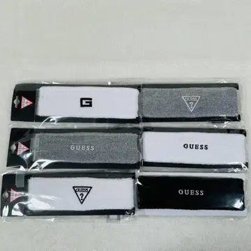미사용 새상품 GUESS 게스 헤드밴드 헤어밴드 6개 세트 그 2