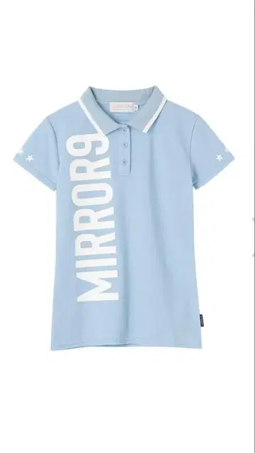 셋업 MIRROR9 빅 로고 피케 셔츠 & 빅 로고 스커트