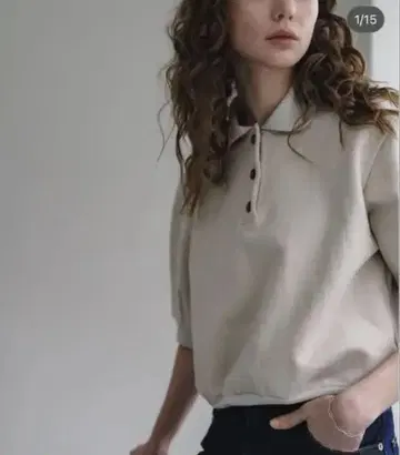 soyy. Almond Polo 샌드 베이지