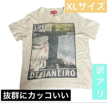 LIFE 크리스토 레이 티셔츠 아이보리 XL 사이즈 리우데자네이루