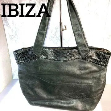 IBIZA 핸드백 블랙 가죽