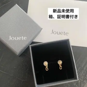 미사용 새상품 박스 포함 인증서 Jouete K10YG 매듭 귀걸이