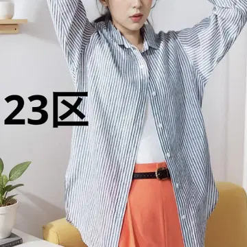 컨디션 최상 23구 MY STANDARD 셔츠 린넨 100% 38 M