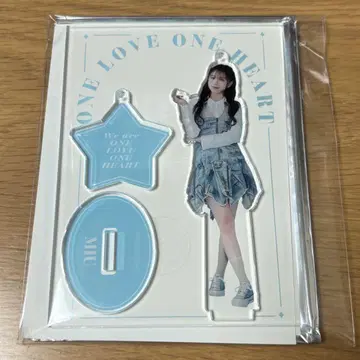 ONE LOVE ONE HEART 아크릴 스탠드 후지사키 아오이 깃털