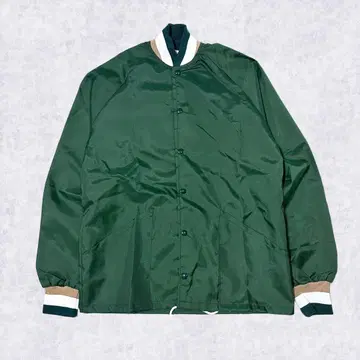 GEM SPORTSWEAR 나일론 바시티 자켓 그린 USA제