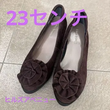 힐즈 애비뉴 다크 브라운 플라워 모티브