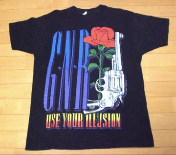 당시의 물건 90년대 GUNS N ROSES 건즈 앤 로제즈 티셔츠
