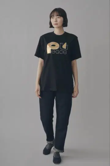25SS 미나 페르호넨 Peace 반팔 티셔츠 티셔츠 새상품