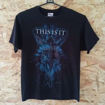 마이클 잭슨 티셔츠 THIS IS IT L 사이즈 데드스탁