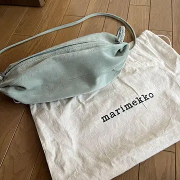 marimekko Karla 스웨이드 가죽 숄더백