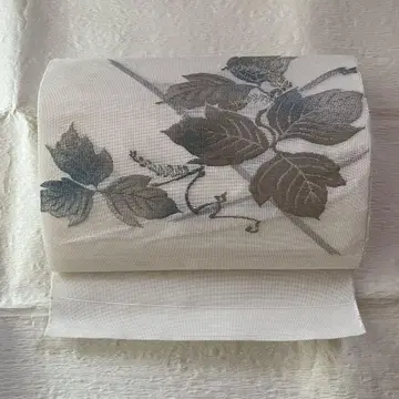 여름 오비 나고야 오비 마쓰바 재단 은실 라메 화학 섬유