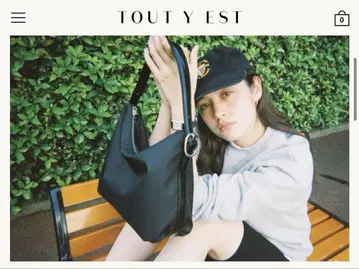 TOUT Y EST 투티에 SAC CANOT TOILE SMALL