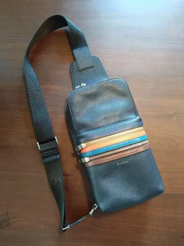 폴스미스 Paul Smith 시그니처 멀티 스트라이프 바디백