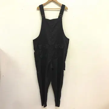안티카 유니섹스 다마스크 무늬 밀리터리풍 자카드 살로펫 블랙