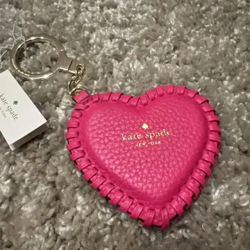 kate spade 하트 모양 키링 핑크
