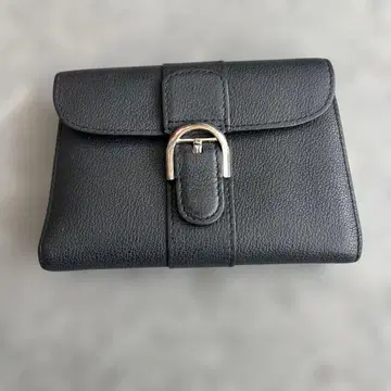 Delvaux 브리옹 컴팩트 지갑 블랙