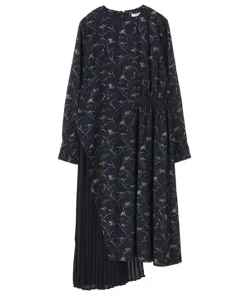 CLANE GILLY FLOWER ONE PIECE 꽃무늬 긴팔 원피스