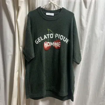 GELATO PIQUE HOMME 파일 로고 자수 티셔츠 & 하프 팬츠