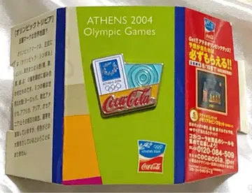 초레어 아테네 올림픽 2004 코카콜라 핀 배지 미사용 새상품