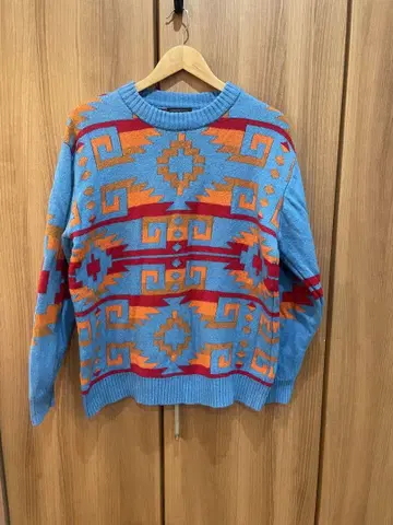 Pendleton 기하학 패턴 스웨터 M